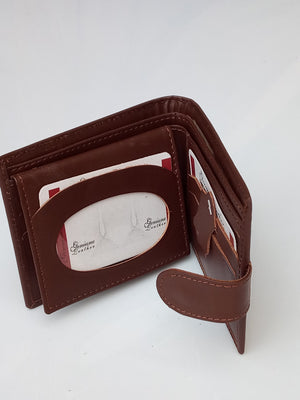 Leather wallet for Men in Brown