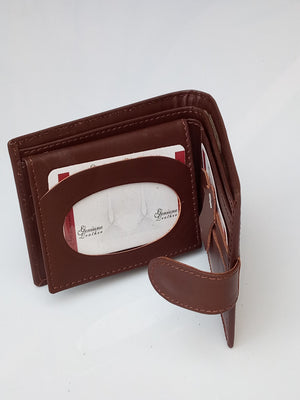 Leather wallet for Men in Brown
