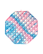 Pop Push Bubble Bubble Fidget Toy Jumbo Pop Silicone Tie-dye Pink