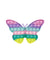 Push Pop Bubble Colorful Pop It Butterfly