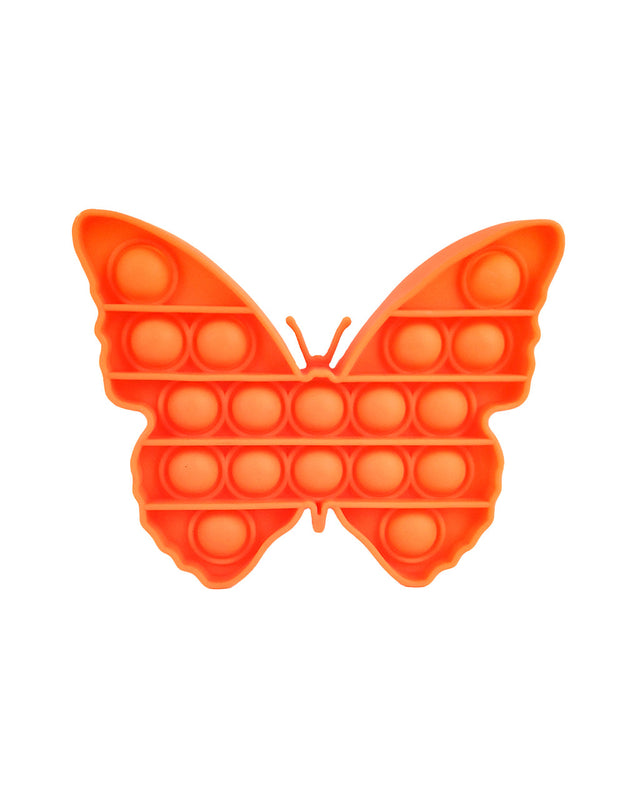 Push Pop Bubble Pop It Orange Butterfly