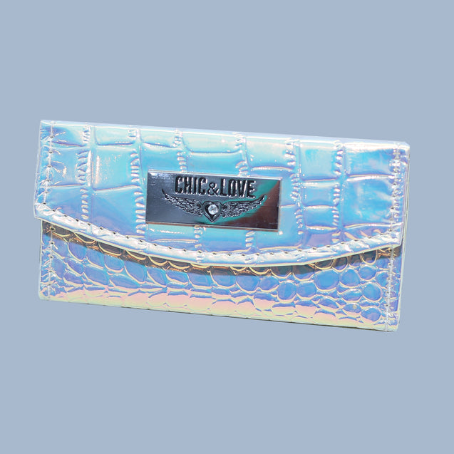 Small Makeup Kit Pouch Silver