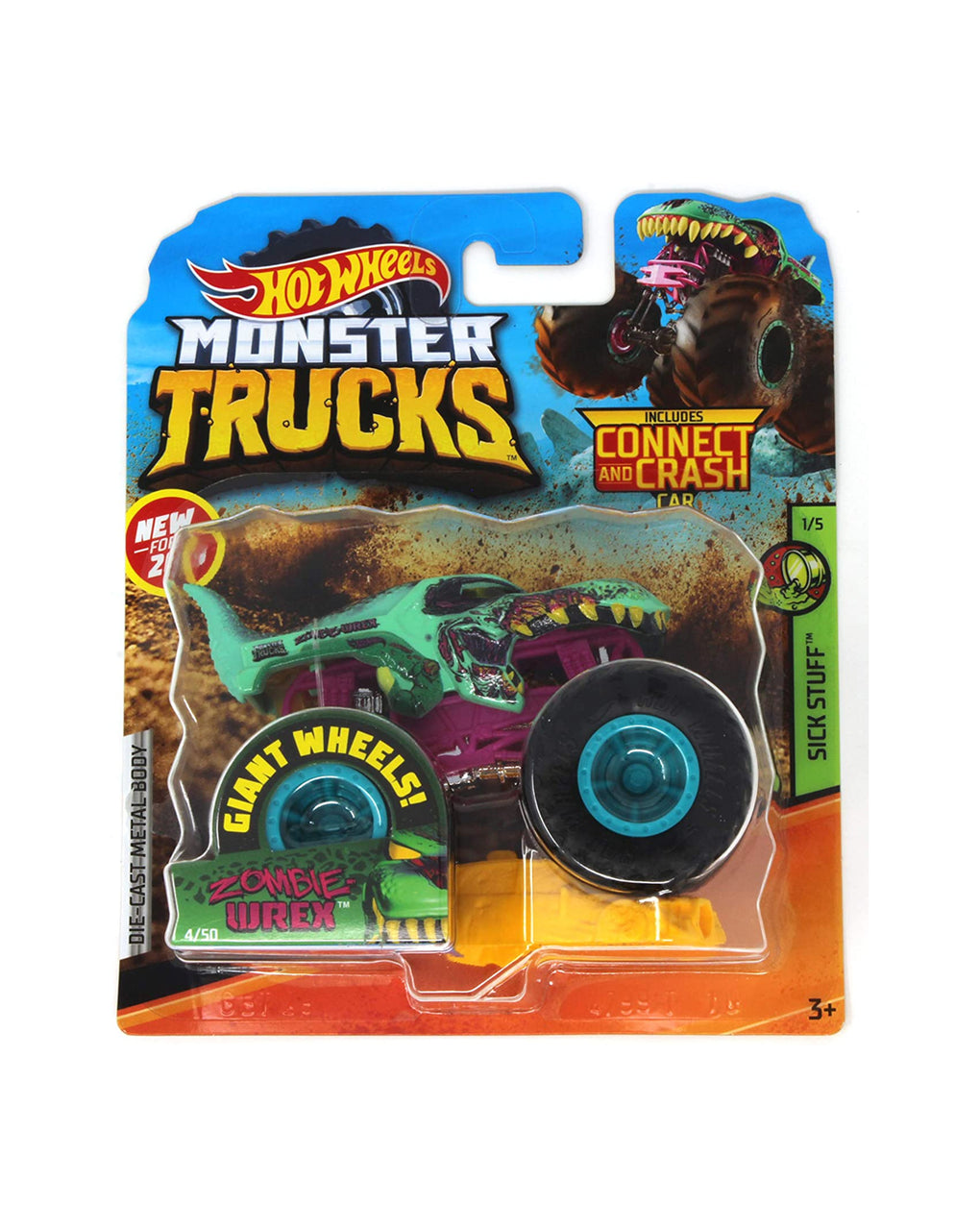 Hot Wheels Monster Trucks Zombie Wrex Random Store! Apparel and Clothing