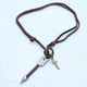 ARROW TYPE MEN NECKLACE IN BROWN