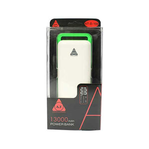 AT-Alfa 13000mAh Power Bank White D100