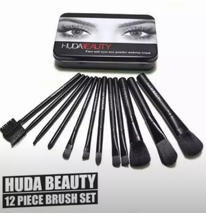 Huda Beauty 12 piece high quality Makeup Brush Set