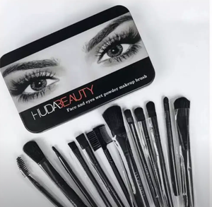 Huda Beauty 12 piece high quality Makeup Brush Set