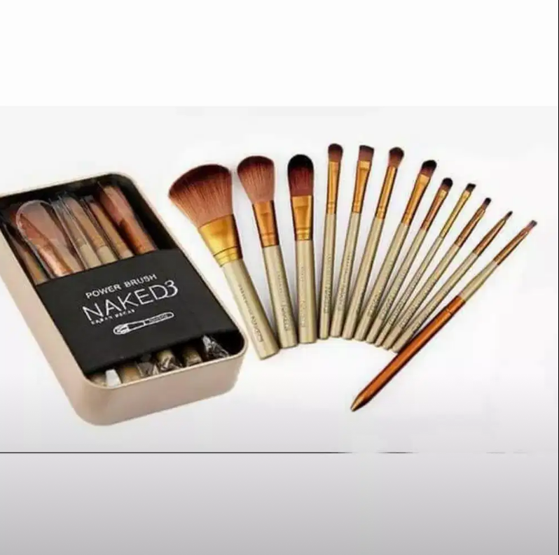NAKED 3 Urban Decay Professional High Quality Makeup Brush Set (12 Brushes)