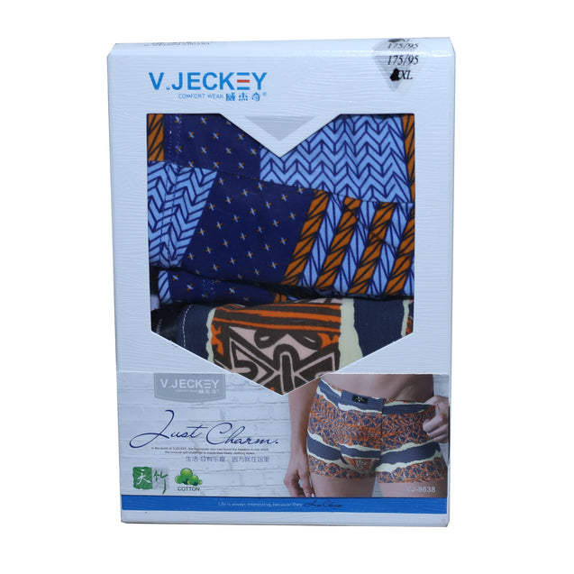 Pack of Two "V JECKEY" Original Branded Boxer