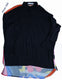 Multi Color Black Front Top