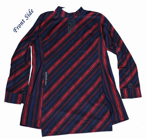 PRINTED THAI SILK LONG SHIRT