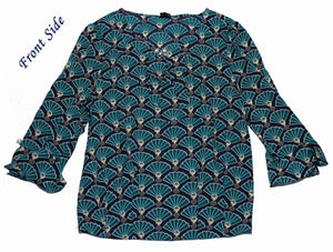 Short Length Printed Top