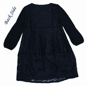 Long Length Fancy Black Frock