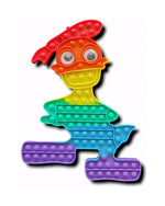 Pop It Big Size Rainbow Disney Donald Duck Fidget Toy