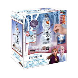 Cra-Z-Art Disney Frozen II Paint Your Own 3D Olaf Sculpture