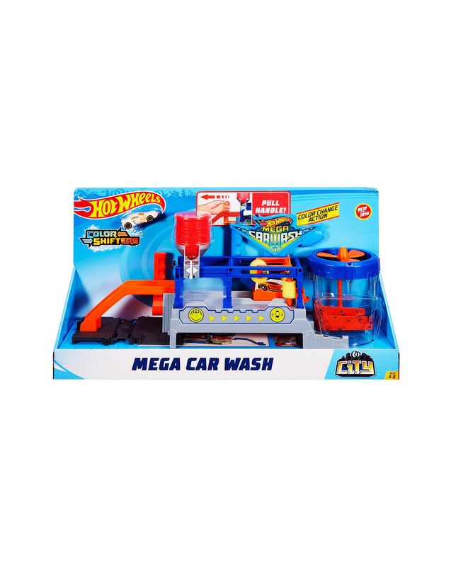 Hot Wheels City Mega Car Wash Connectable Play Set