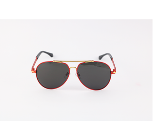 Cartier – Red&Black – Aviator Shape–Metal Polarized