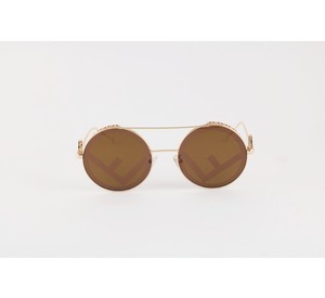 Fendi 58276 – Golden Brown – Metal – Sunglasses