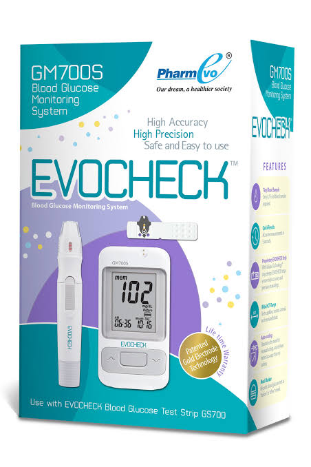EVO CHECK BLOOD GLUCOSE MONITORING SYSTEM