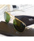 RE AVIATORS SUNGLASS USA, SILVER FRAME & GREEN LENSE