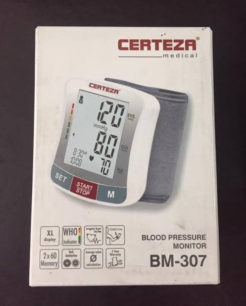 Certeza BM 307 - Digital Blood Pressure Monitor