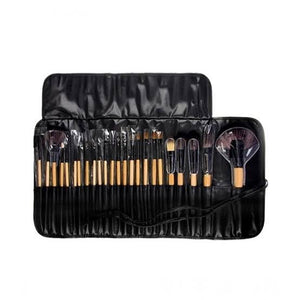 High quality Make up Brushes in pouch - Set of 24 brushes