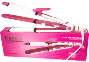 Kemei Km-1291 3 In 1 Professional Hair Straightener