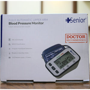 Senior blood pressure monitor
