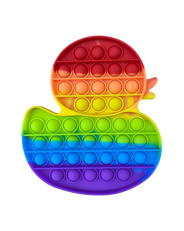 Pop It Rainbow Duck Fidget Toy