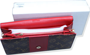 Premium quality LV style contrast women wallet